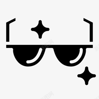 太阳镜眼镜时尚图标图标