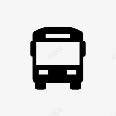 公共汽车公共交通车辆图标图标