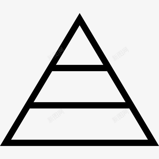 金字塔计划形状商业研究图标svg_新图网 https://ixintu.com 商业研究 形状 金字塔计划