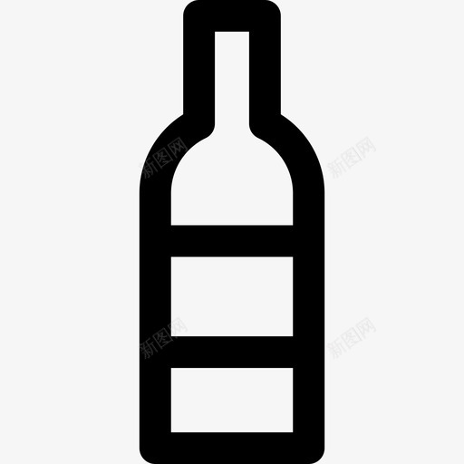 瓶装食品和烹饪线性图标svg_新图网 https://ixintu.com 瓶装 线性 食品和烹饪