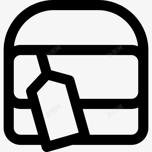 带标签的购物袋图标svg_新图网 https://ixintu.com 带标签的购物袋