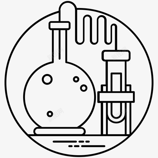 研究实验室生物技术临床研究图标svg_新图网 https://ixintu.com 临床研究 生物技术 研究实验室 科学实验室 科学技术线图标 药理学