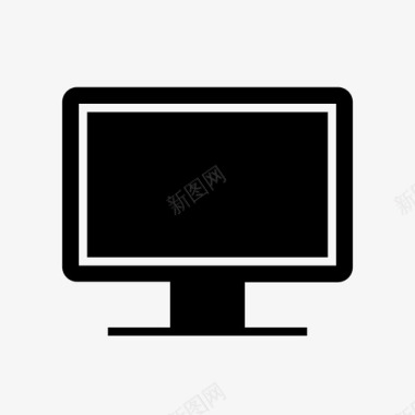 显示器电脑电视图标图标