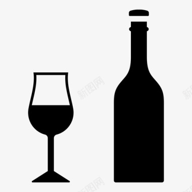 采购产品瓶子和玻璃瓶子和玻璃饮料图标图标