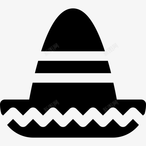 墨西哥帽时尚纯正的墨西哥元素图标svg_新图网 https://ixintu.com 墨西哥帽 时尚 纯正的墨西哥元素
