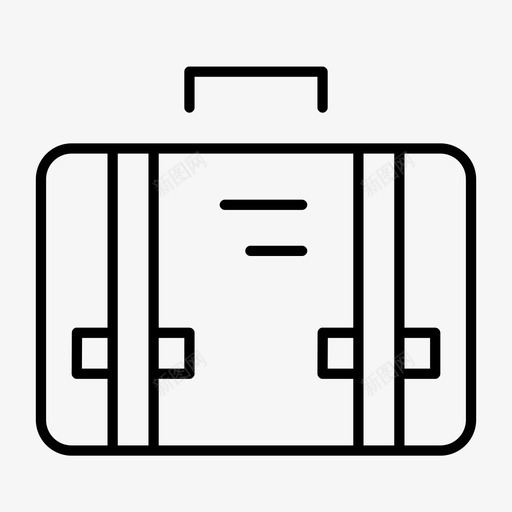 行李箱包行李图标svg_新图网 https://ixintu.com 包 行李 行李箱 行李袋