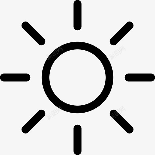 阳光明亮晴朗的天空图标svg_新图网 https://ixintu.com 天气 明亮 晴朗的天空 温暖 白天 阳光