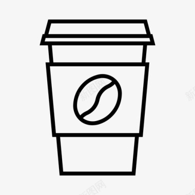 咖啡杯饮料马克杯图标图标