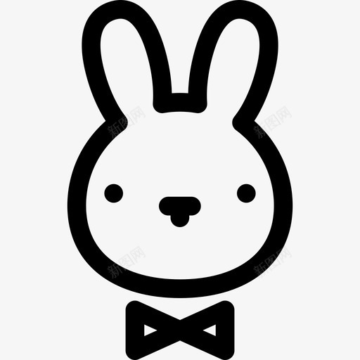 复活节兔子动物复活节1图标svg_新图网 https://ixintu.com 动物 复活节1 复活节兔子