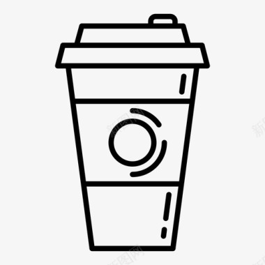 咖啡咖啡豆卡布奇诺图标图标