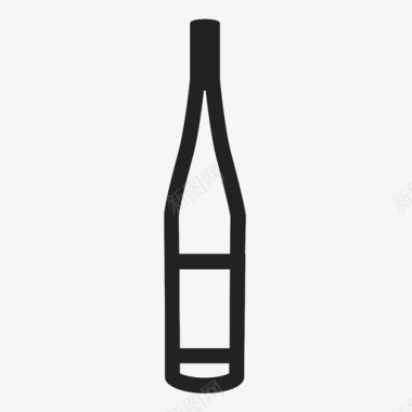 白葡萄酒瓶白葡萄酒葡萄酒瓶图标图标