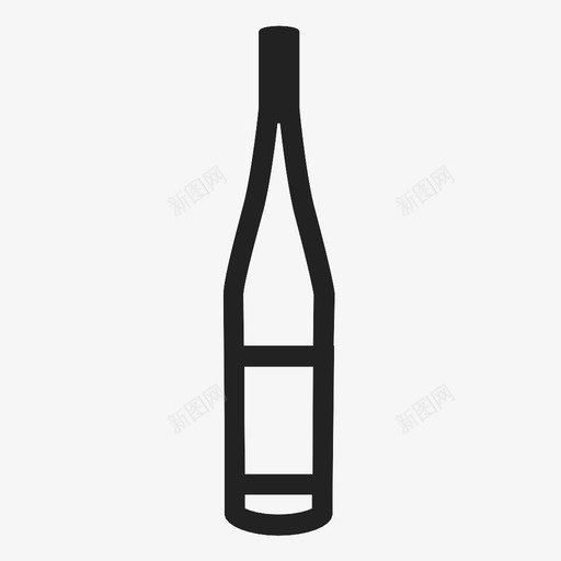 白葡萄酒瓶白葡萄酒葡萄酒瓶图标svg_新图网 https://ixintu.com 白葡萄酒 白葡萄酒瓶 葡萄酒瓶
