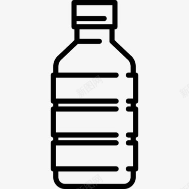 水瓶食物音乐节图标图标