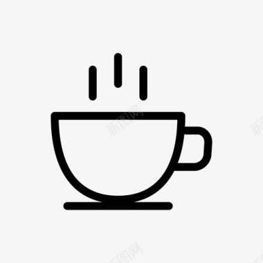 茶咖啡热咖啡图标图标
