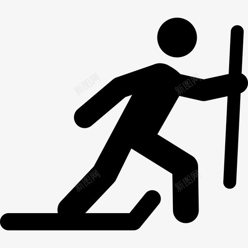 滑雪奥运会运动员填充物图标svg_新图网 https://ixintu.com 填充物 奥运会运动员 滑雪