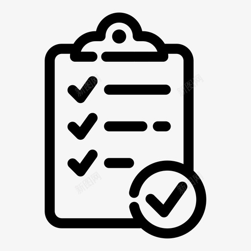 检查表文件法律图标svg_新图网 https://ixintu.com 文件 检查批准 检查表 法律 纸张
