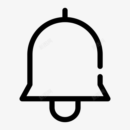 警报铃声通知图标svg_新图网 https://ixintu.com 更新 警报 通用ui2间隙介质 通知 铃声