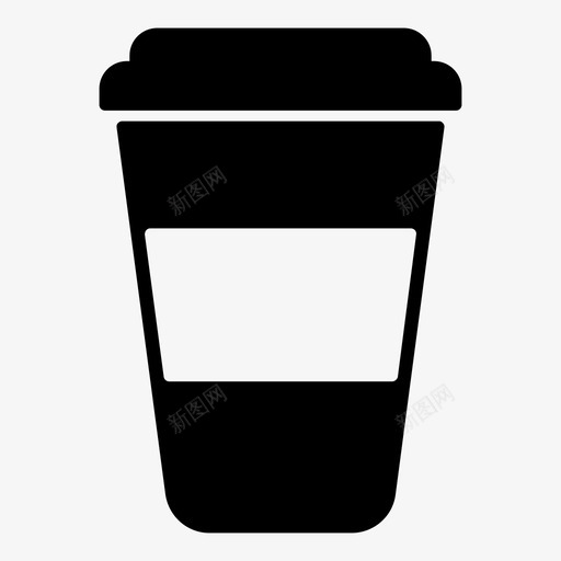 咖啡杯饮料咖啡图标svg_新图网 https://ixintu.com 一次性 咖啡 咖啡杯 纸张 饮料
