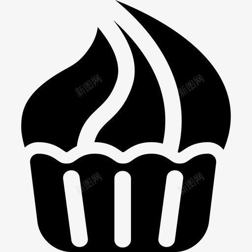 奶油蛋糕面包店填充物图标svg_新图网 https://ixintu.com 奶油蛋糕 面包店填充物