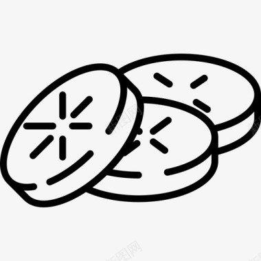 洋葱饼食物中餐图标图标