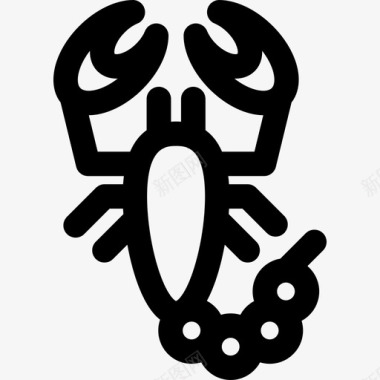 蝎子昆虫1直系图标图标