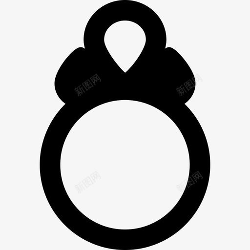 结婚戒指时尚图标svg_新图网 https://ixintu.com 时尚 结婚戒指