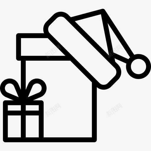 礼品圣诞节和玩具直系图标svg_新图网 https://ixintu.com 圣诞节和玩具 直系 礼品