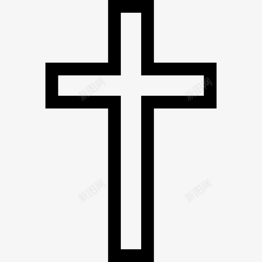 天主教形状宗教符号图标svg_新图网 https://ixintu.com 天主教 宗教符号 形状