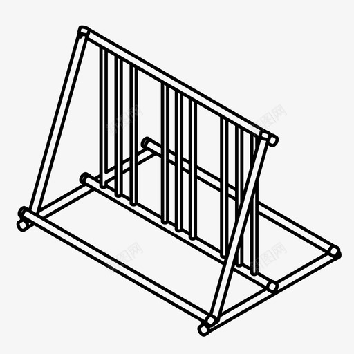 自行车架自行车锁图标svg_新图网 https://ixintu.com 储物 安全 自行车 自行车架 锁