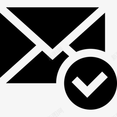 电子邮件可靠的联系和沟通元素填充图标图标