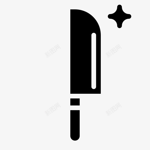 刀切割刀具图标svg_新图网 https://ixintu.com 刀 刀具 切割 厨房工具