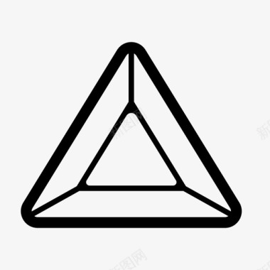 三角石宝石图标图标