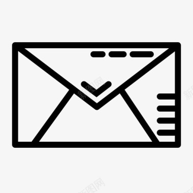 电子邮件地址信封图标图标