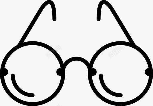 眼镜阅读视力图标svg_新图网 https://ixintu.com 眼镜 视力 阅读