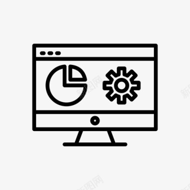 业务分析分析计算机图标图标