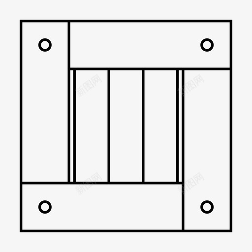 包装箱木箱项目管理图标svg_新图网 https://ixintu.com 包装箱 木箱 项目管理