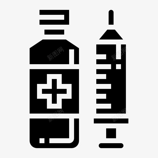 药品婴儿液体药品图标svg_新图网 https://ixintu.com 婴儿 婴儿固体 水 注射器 液体药品 药品