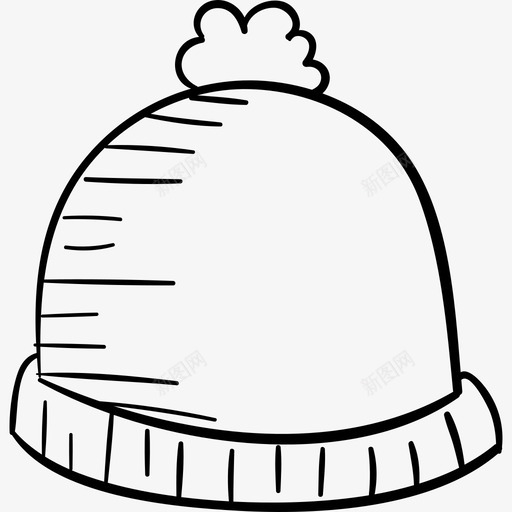 帽子学校手工制作黑色图标svg_新图网 https://ixintu.com 学校手工制作 帽子 黑色