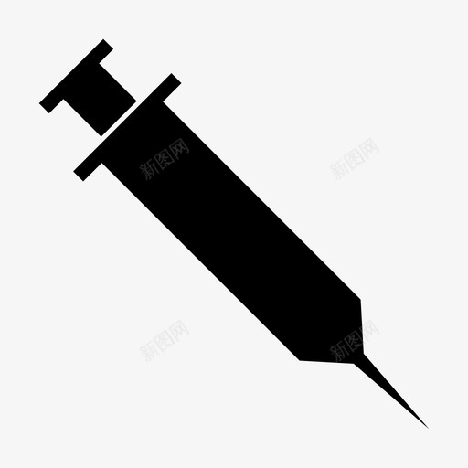 注射药物注射器图标svg_新图网 https://ixintu.com 开发用户界面图标 注射 注射器 疫苗 网页设计 药物