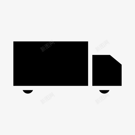 卡车货物交货图标svg_新图网 https://ixintu.com 交货 卡车 开发用户界面字形图标 网页设计 装运 货物 货车