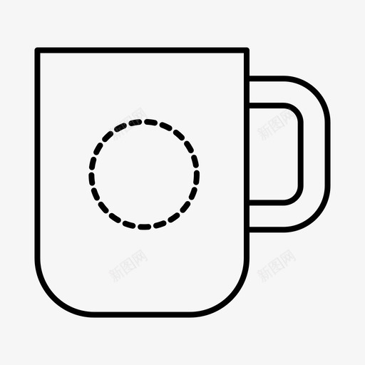 杯子印刷咖啡杯子图标svg_新图网 https://ixintu.com 产品 印刷传统出版 咖啡 杯子 杯子印刷