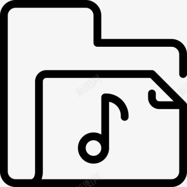 音乐文件夹存档文档图标图标