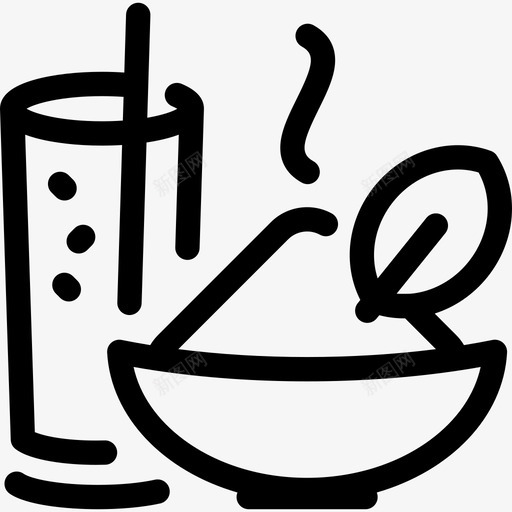 健康营养健康线工艺线性图标svg_新图网 https://ixintu.com 健康线工艺 健康营养 线性