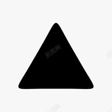 三角形山向上图标图标