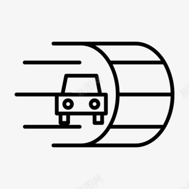 隧道客运地铁图标图标
