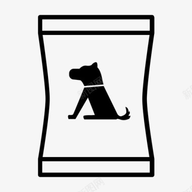 宠物食品动物狗图标图标
