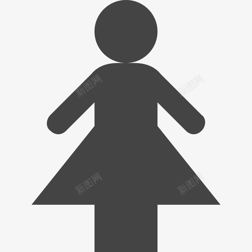 穿裙子的女人瓦丁的偶像线性的图标svg_新图网 https://ixintu.com 瓦丁的偶像 穿裙子的女人 线性的