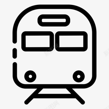 火车交通旅行图标图标