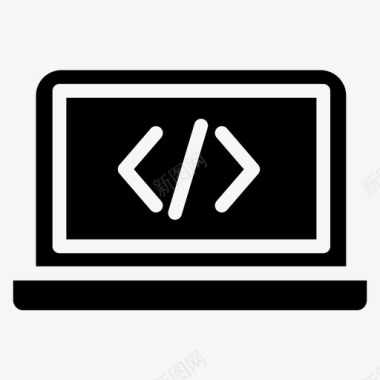 网页编码html笔记本电脑图标图标