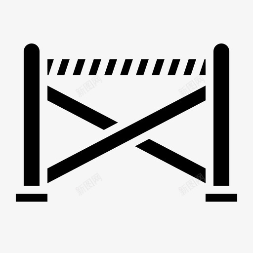 警戒线犯罪现场保安图标svg_新图网 https://ixintu.com 保安 犯罪现场 警戒线 警探